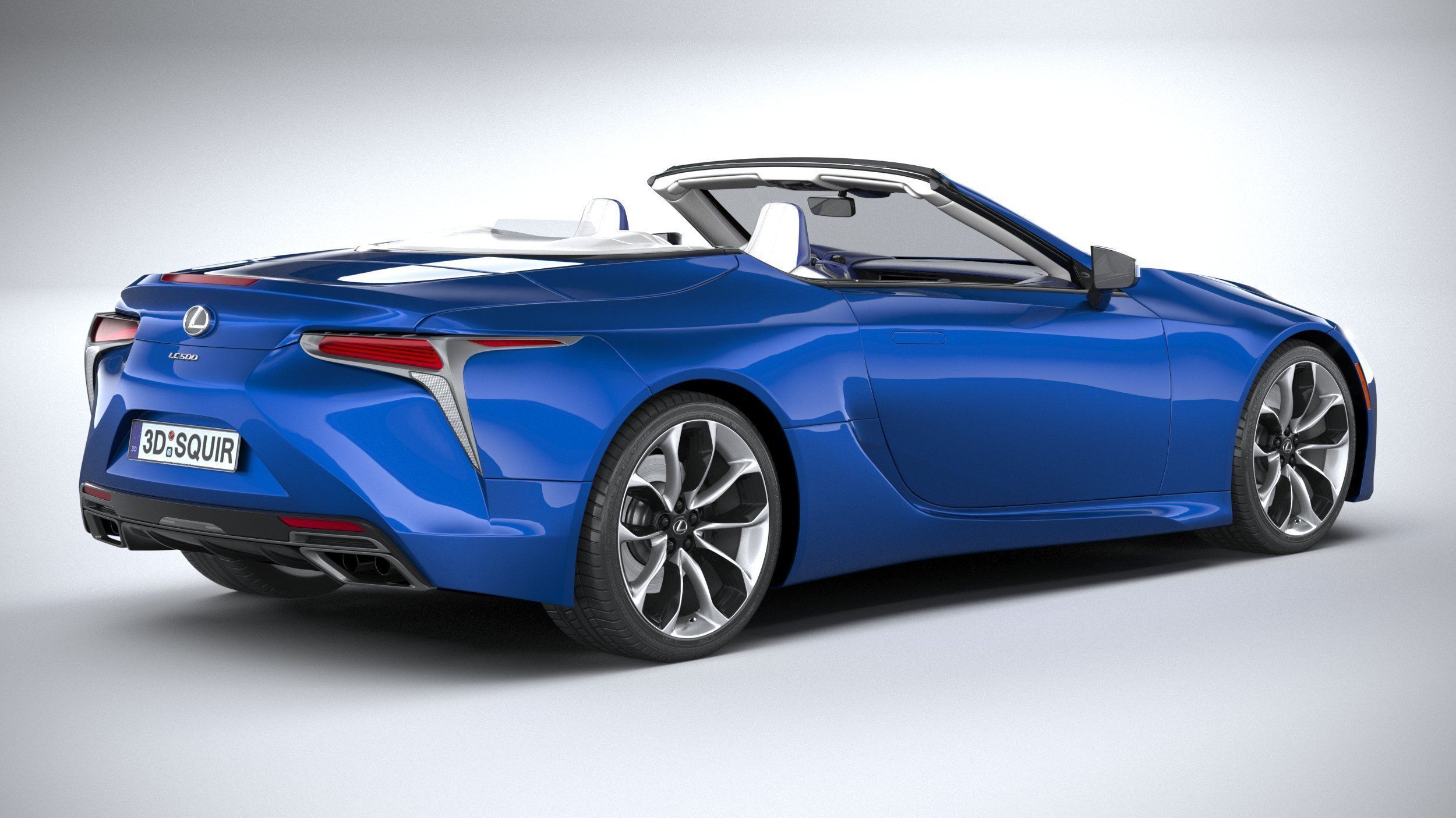 Lexus LC 500 Convertible 2021 3D model_17