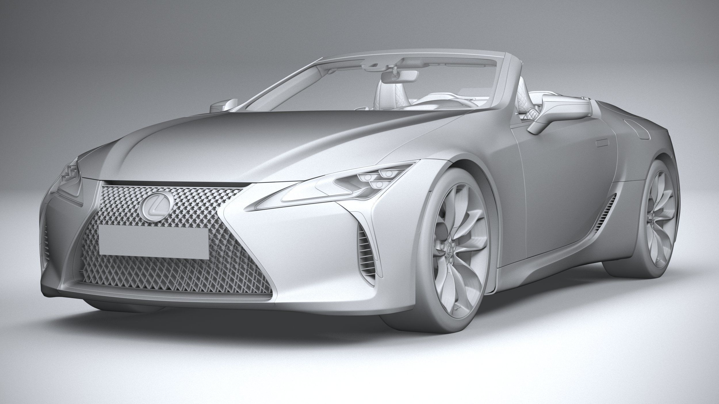 Lexus LC 500 Convertible 2021 3D model_20
