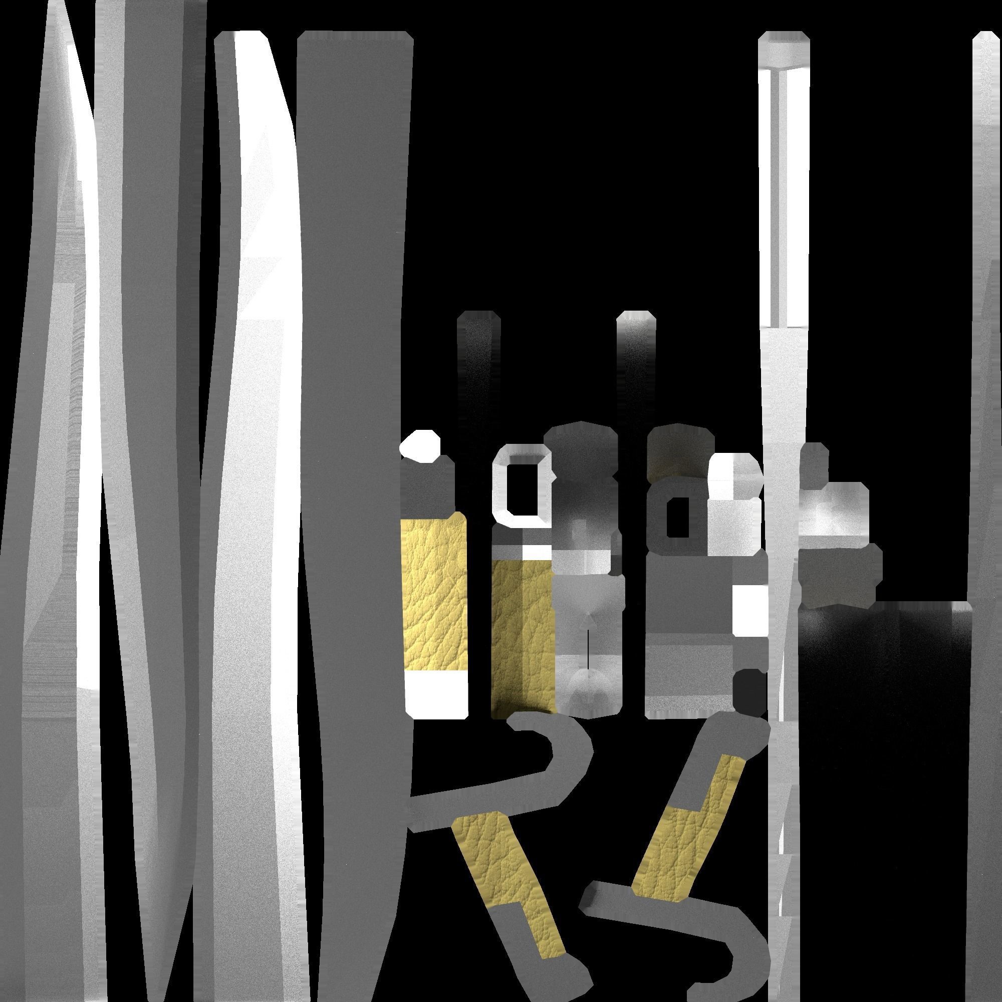 SOLDIER 1880 CHILEAN ARMY Low-poly 3D model_11