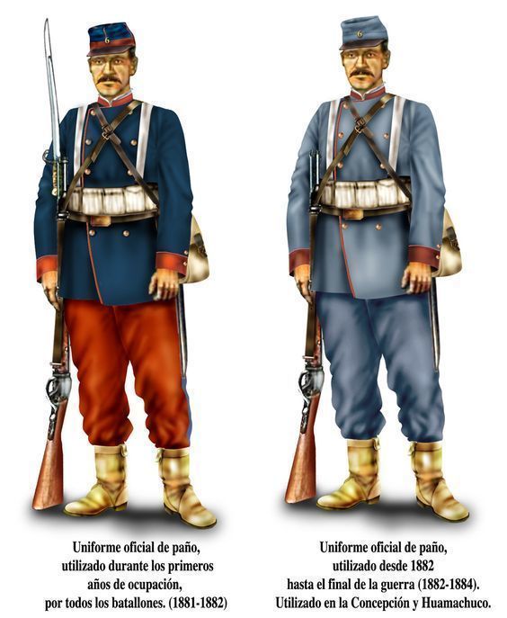 SOLDIER 1880 CHILEAN ARMY Low-poly 3D model_8