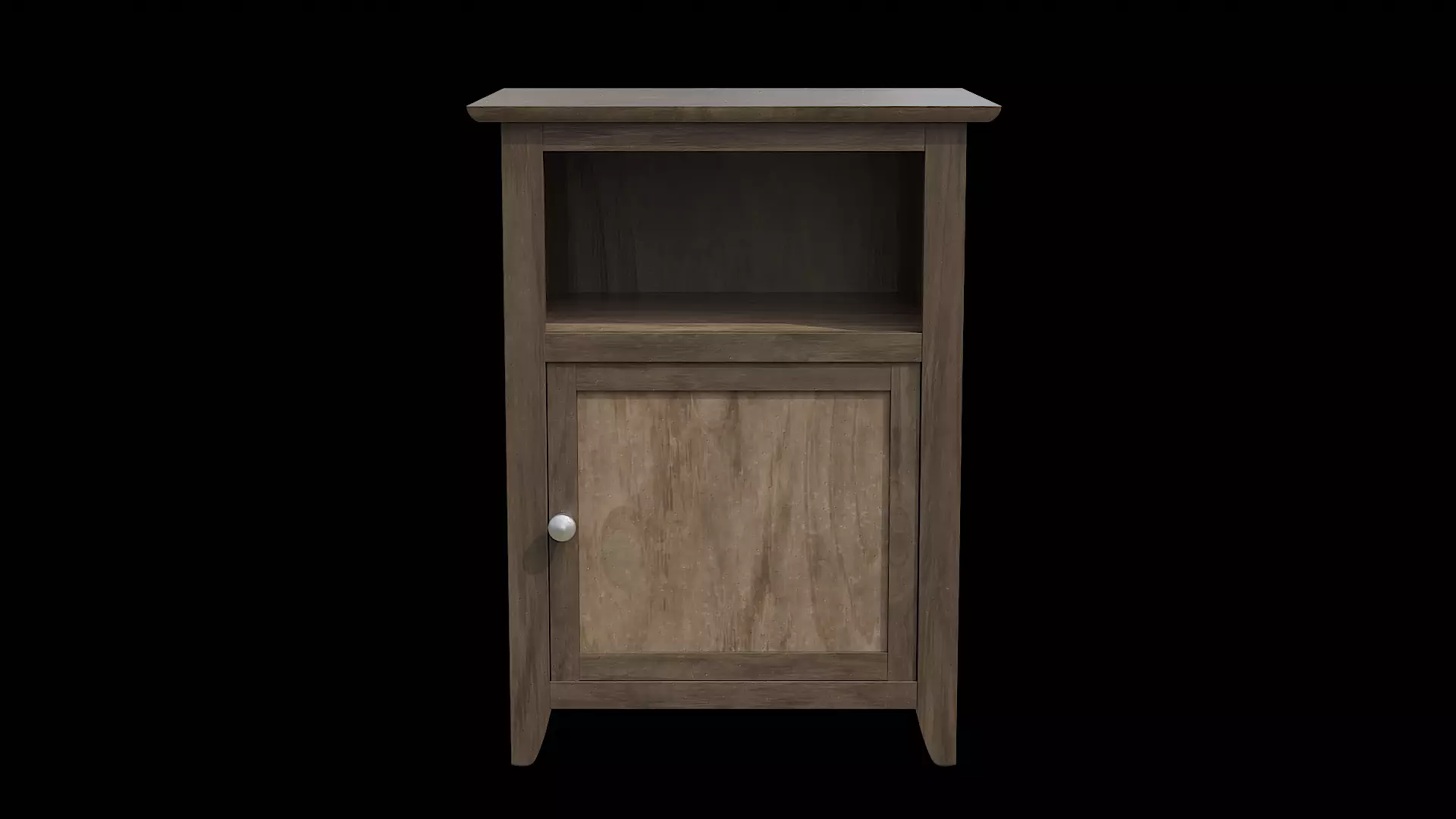 Cabinet Shelve 02 Low-poly 3D model_0
