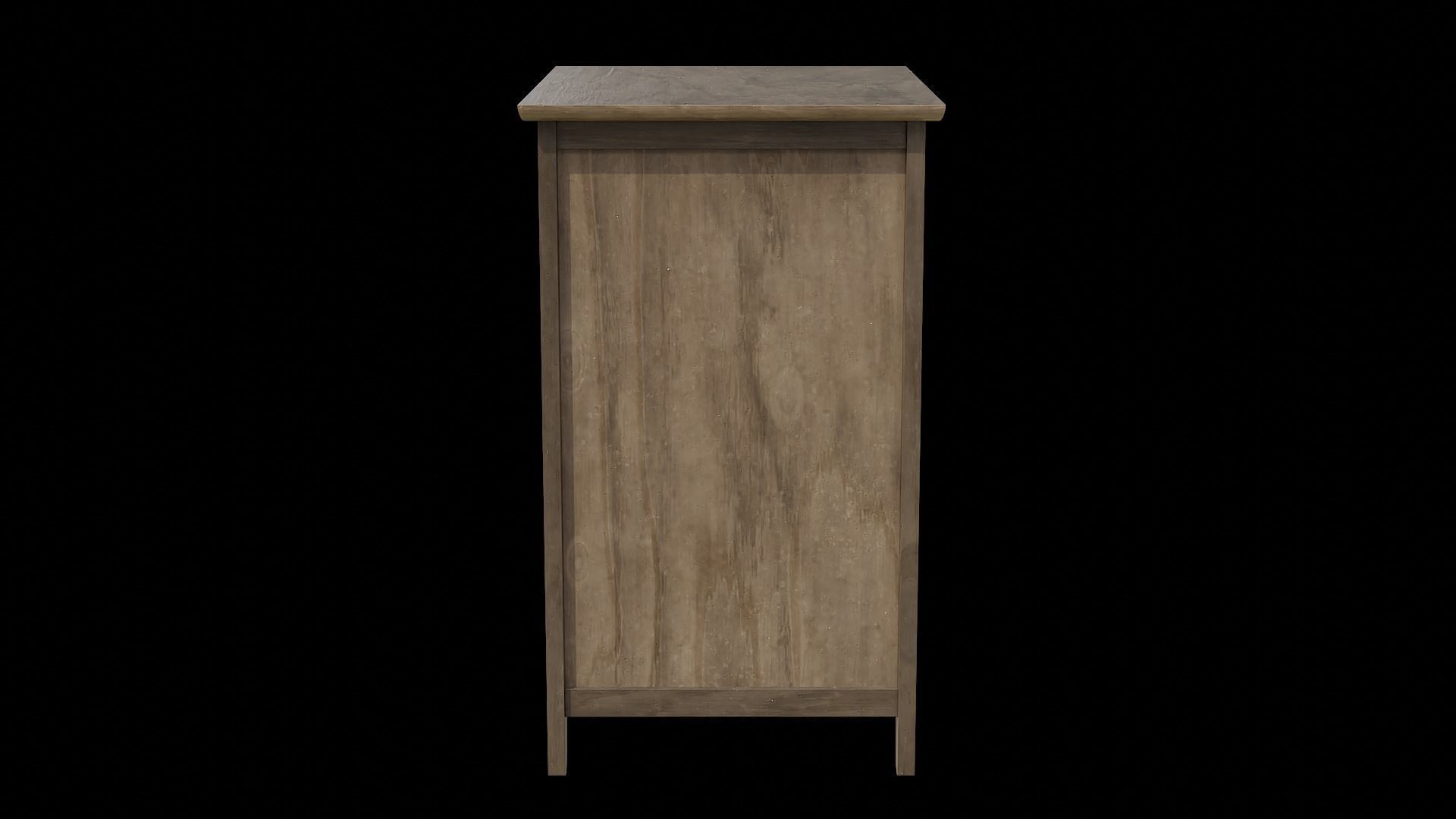 Cabinet Shelve 02 Low-poly 3D model_2