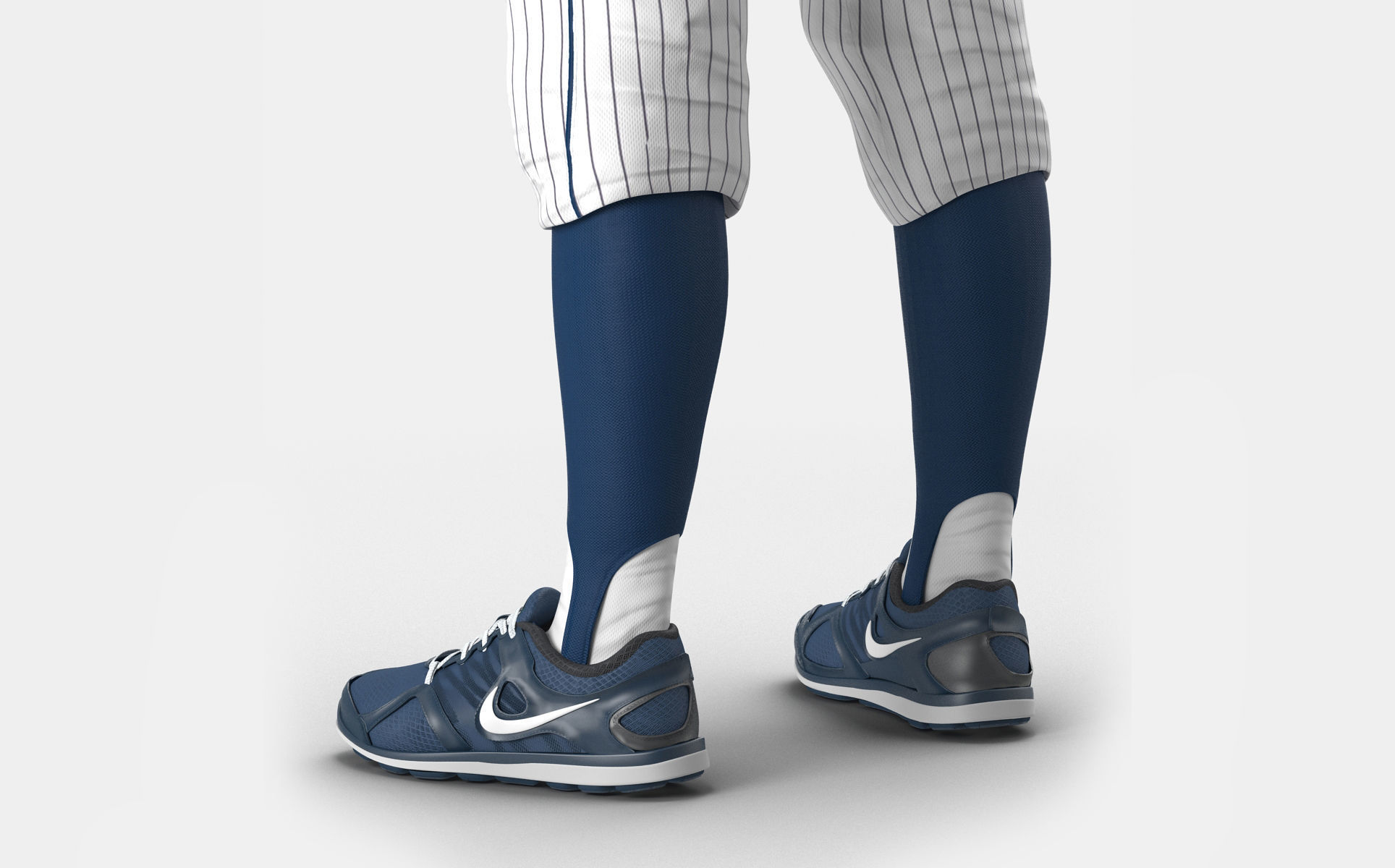 Baseball Player Outfit Twins 3 3D model_10