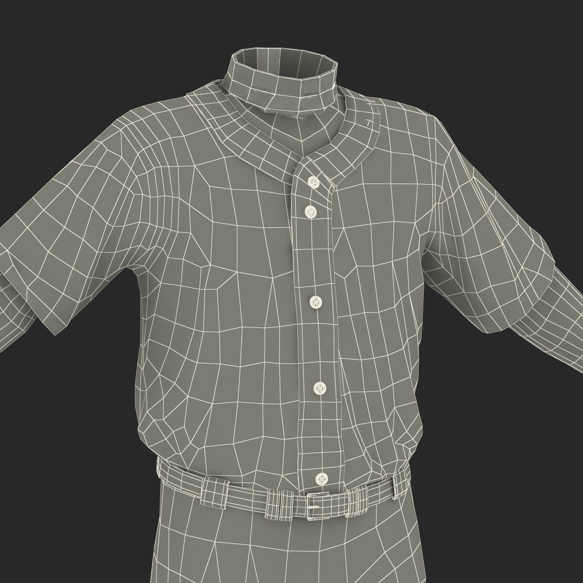 Baseball Player Outfit Twins 3 3D model_18