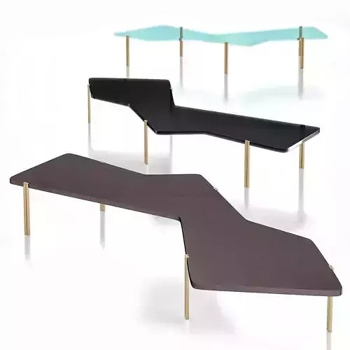 Durame DARK JEAN COFFEE TABLE 3d model