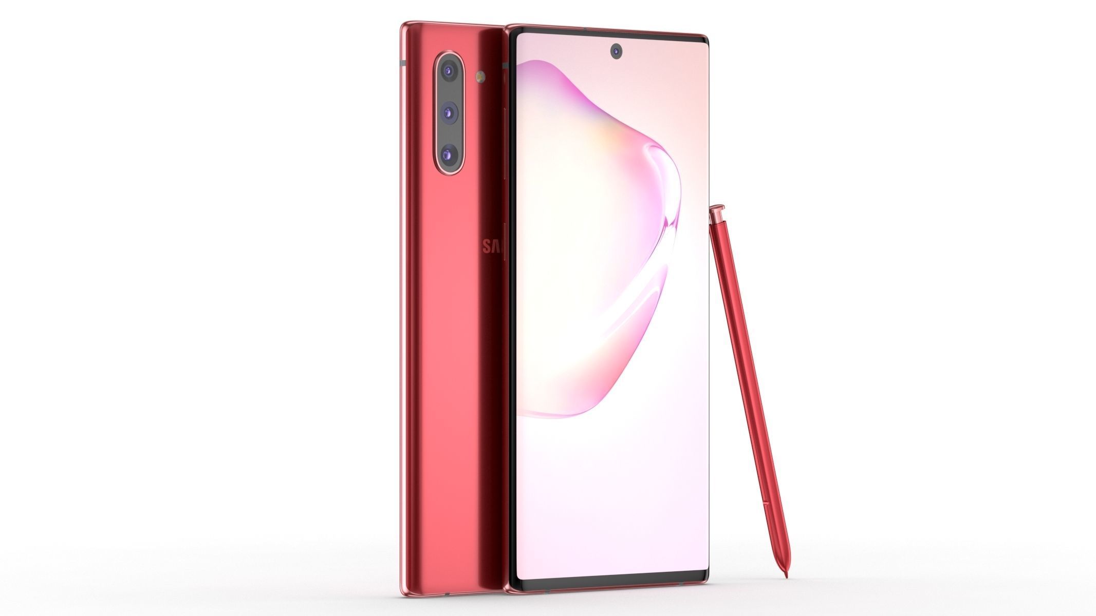 Samsung Galaxy Note 10 All Colors 3D model_38