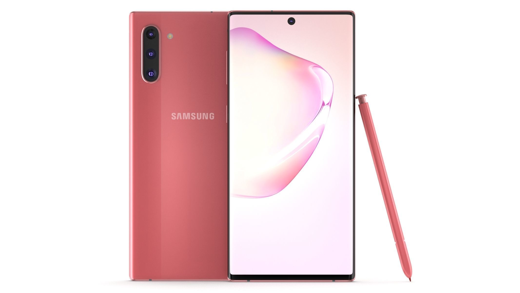 Samsung Galaxy Note 10 All Colors 3D model_24
