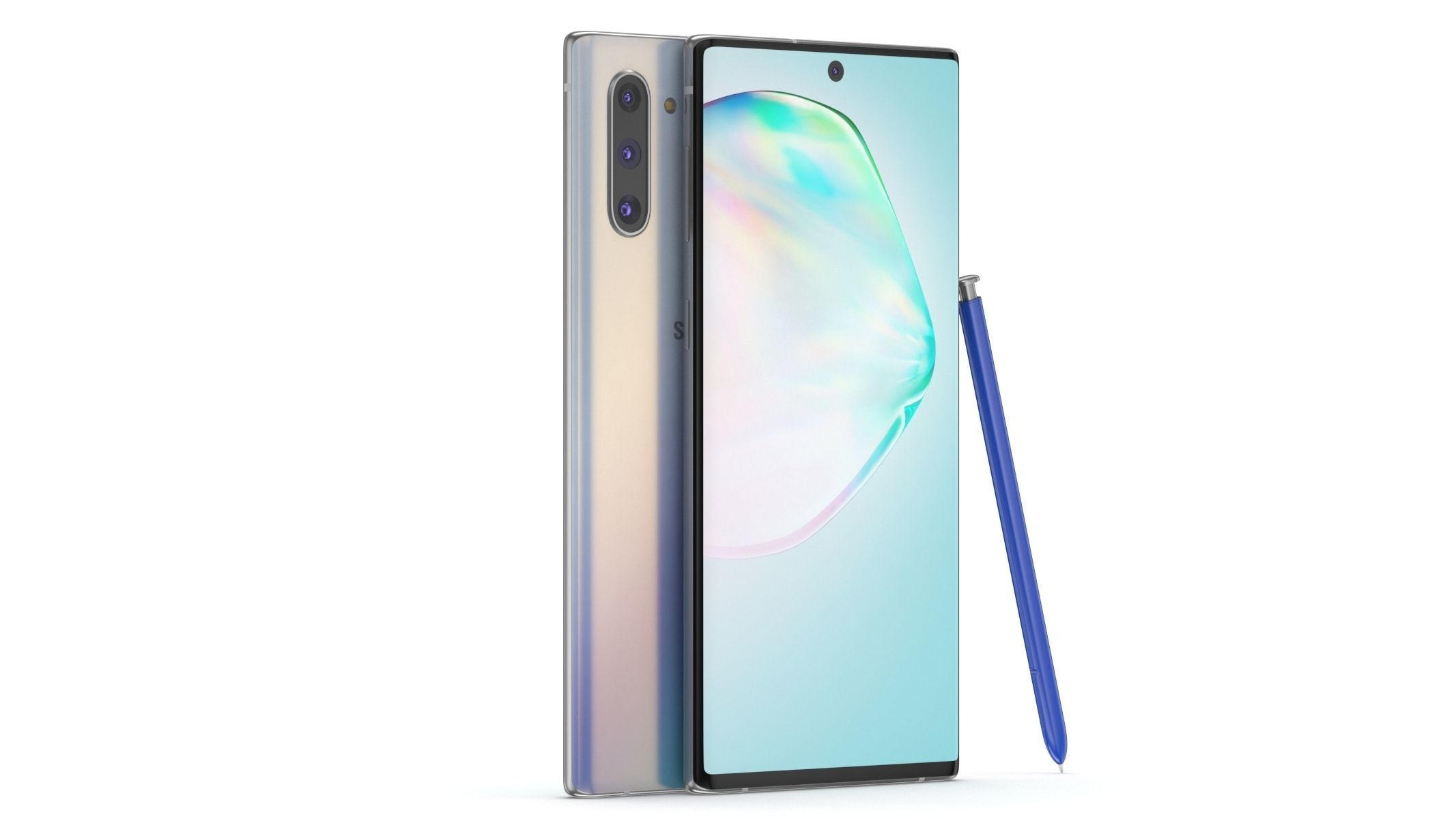 Samsung Galaxy Note 10 All Colors 3D model_12