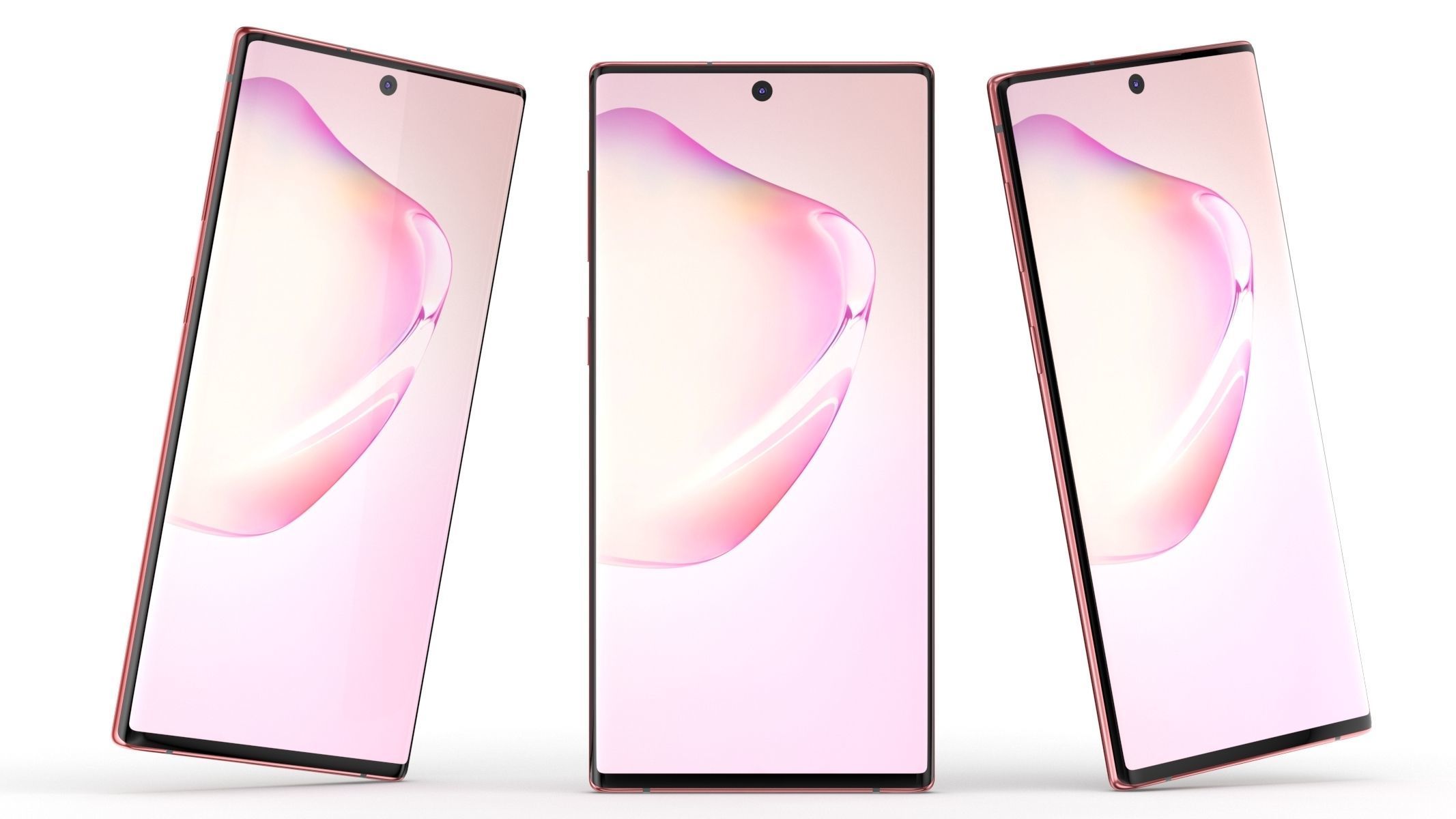 Samsung Galaxy Note 10 All Colors 3D model_42