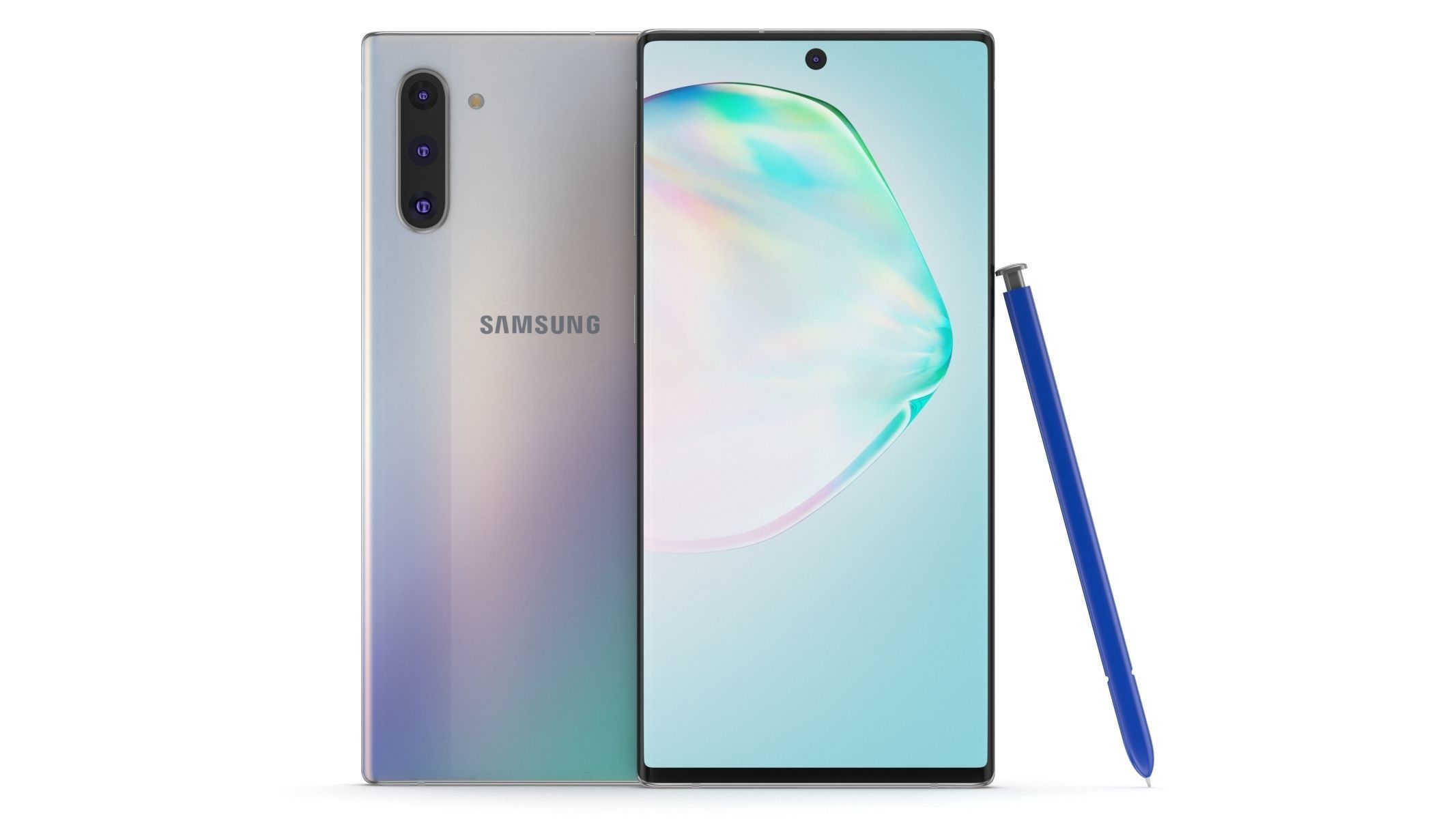 Samsung Galaxy Note 10 All Colors 3D model_11