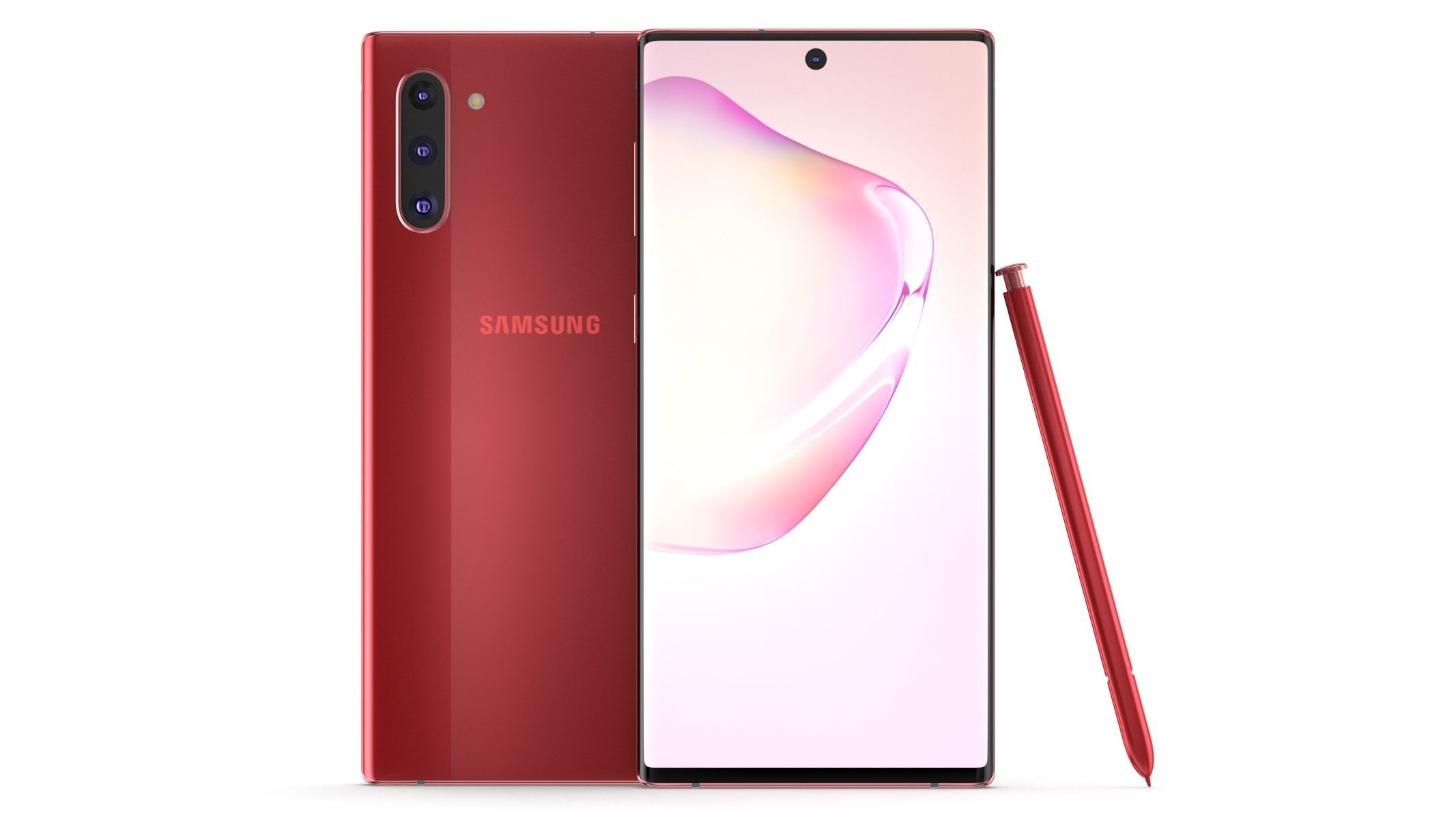 Samsung Galaxy Note 10 All Colors 3D model_36