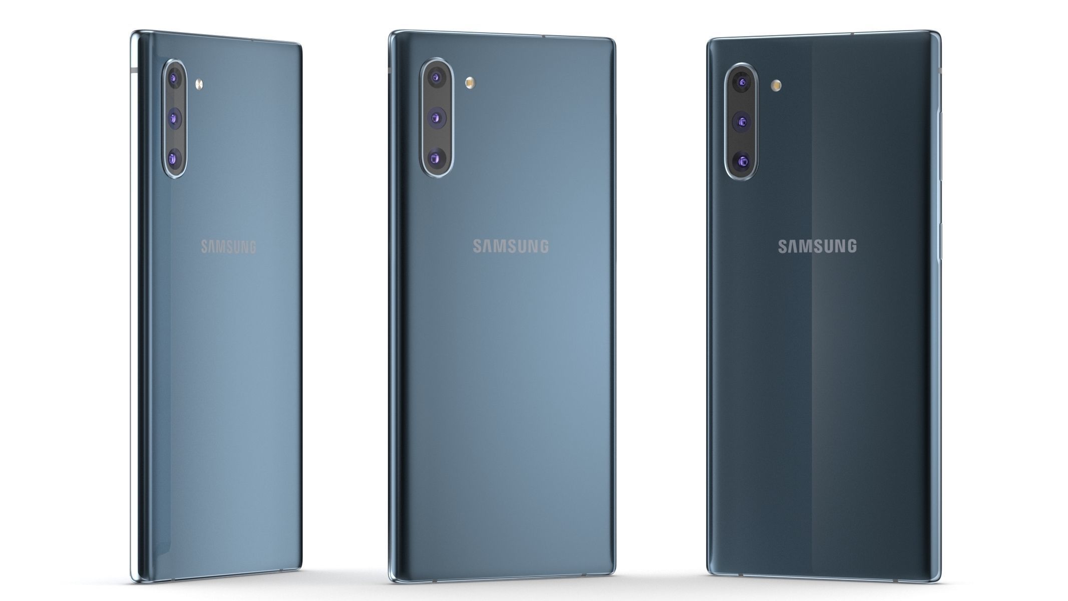Samsung Galaxy Note 10 All Colors 3D model_8