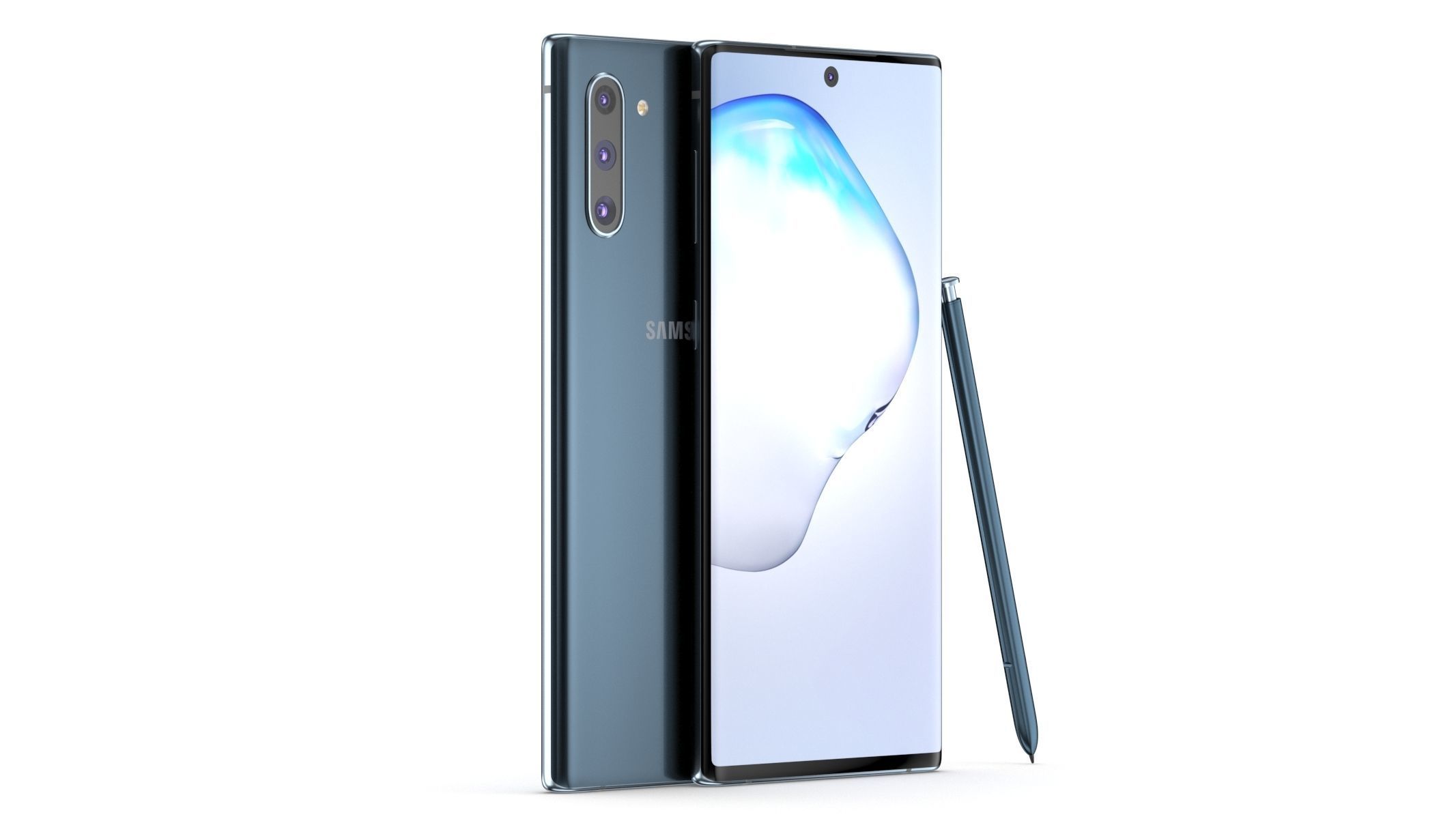 Samsung Galaxy Note 10 All Colors 3D model_1
