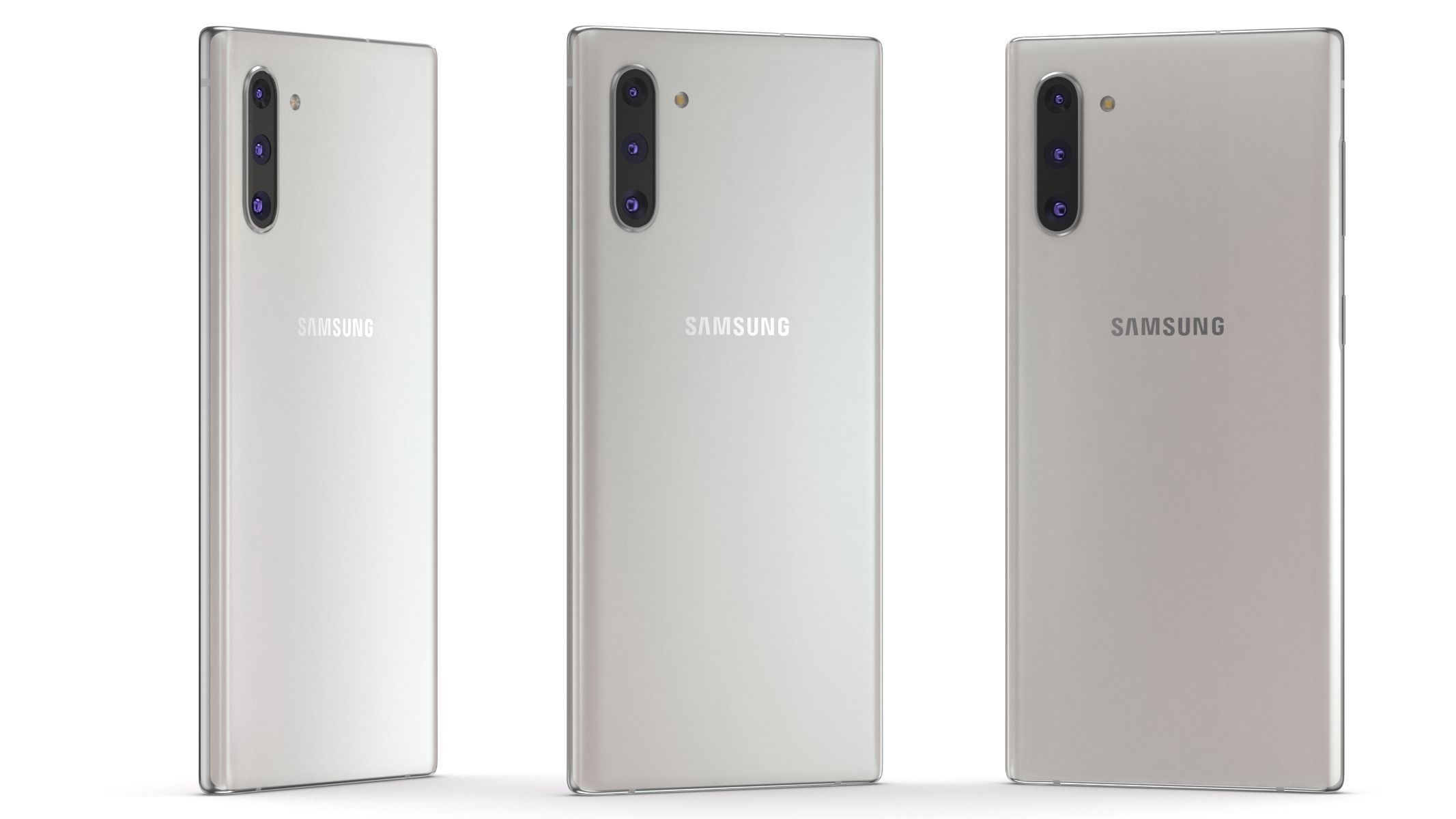 Samsung Galaxy Note 10 All Colors 3D model_54
