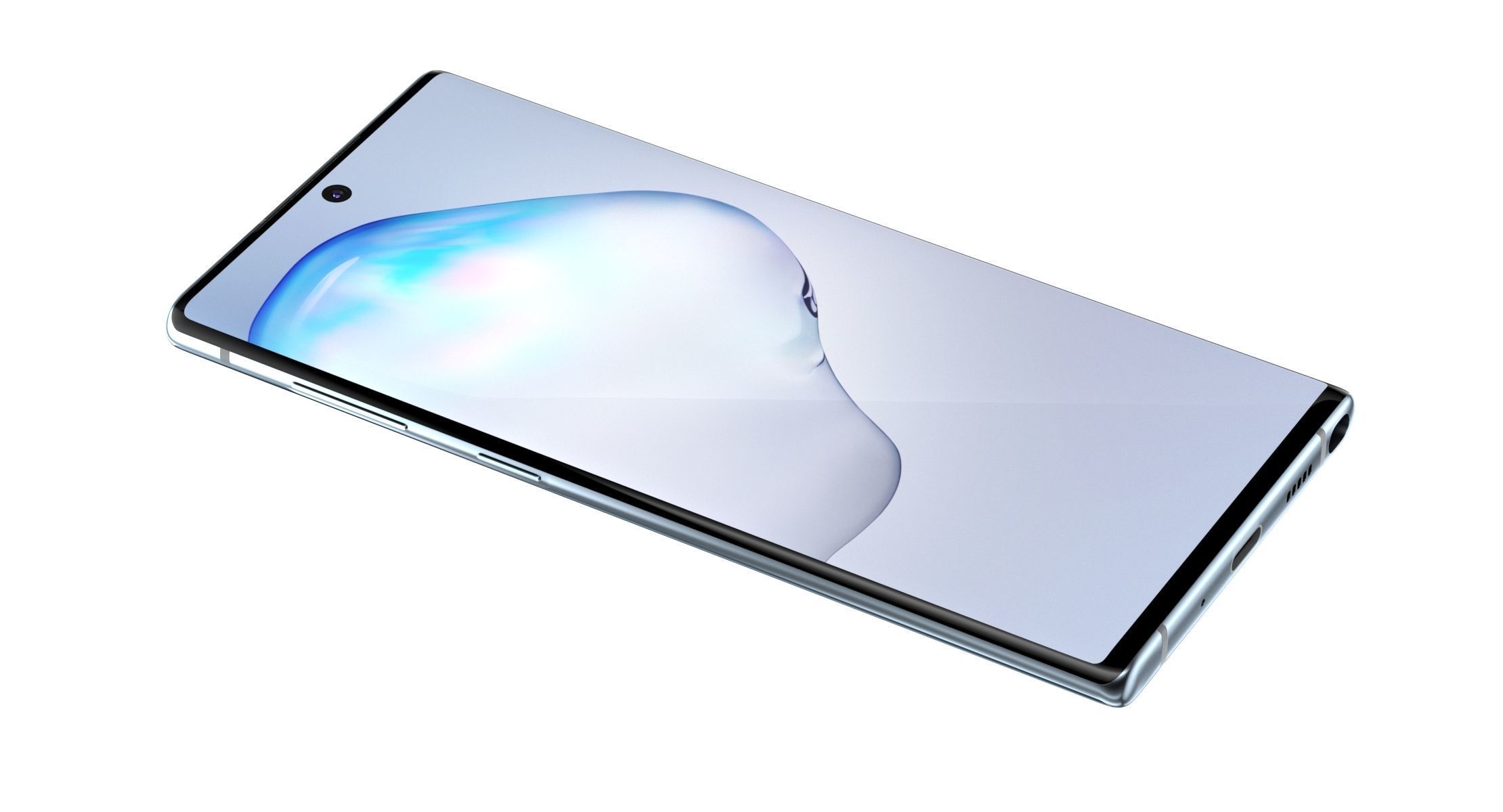 Samsung Galaxy Note 10 Aura Black 3D model_5