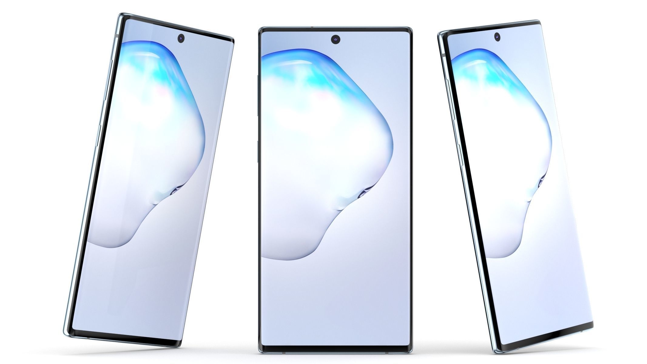 Samsung Galaxy Note 10 Aura Black 3D model_10