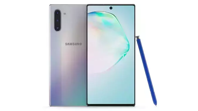 Samsung Galaxy Note 10 Aura Glow 3D model