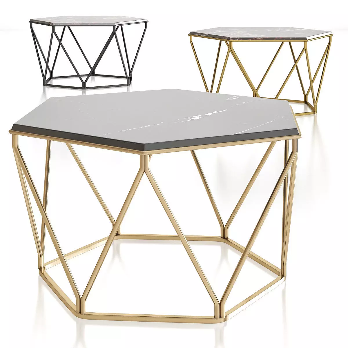 Susanne Coffee Table 3d model Low-poly 3D model_0