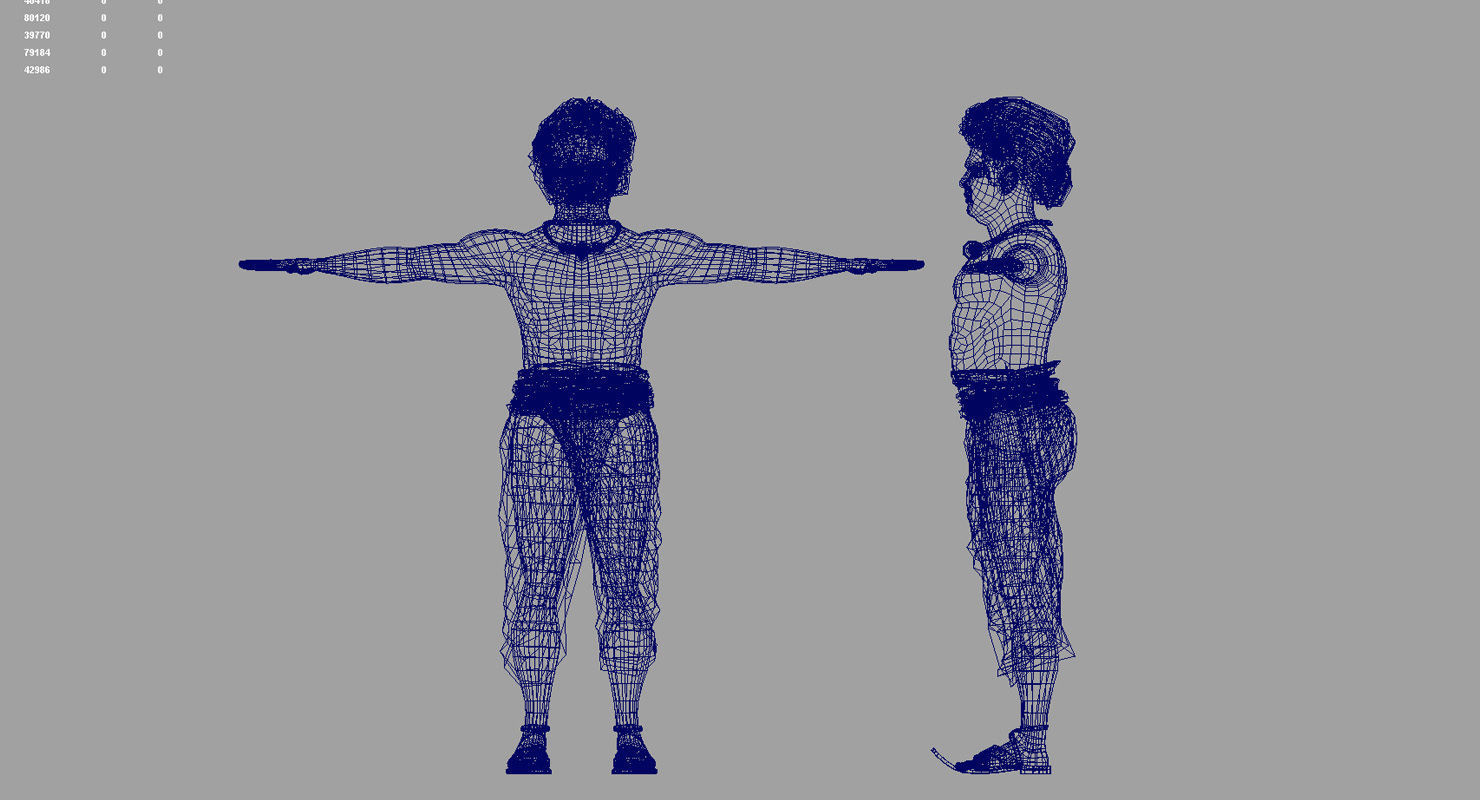  Farmer india 3d model 3D model_6