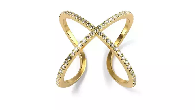 Criss Cross Ring