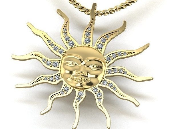 pendant  sun      3D print model