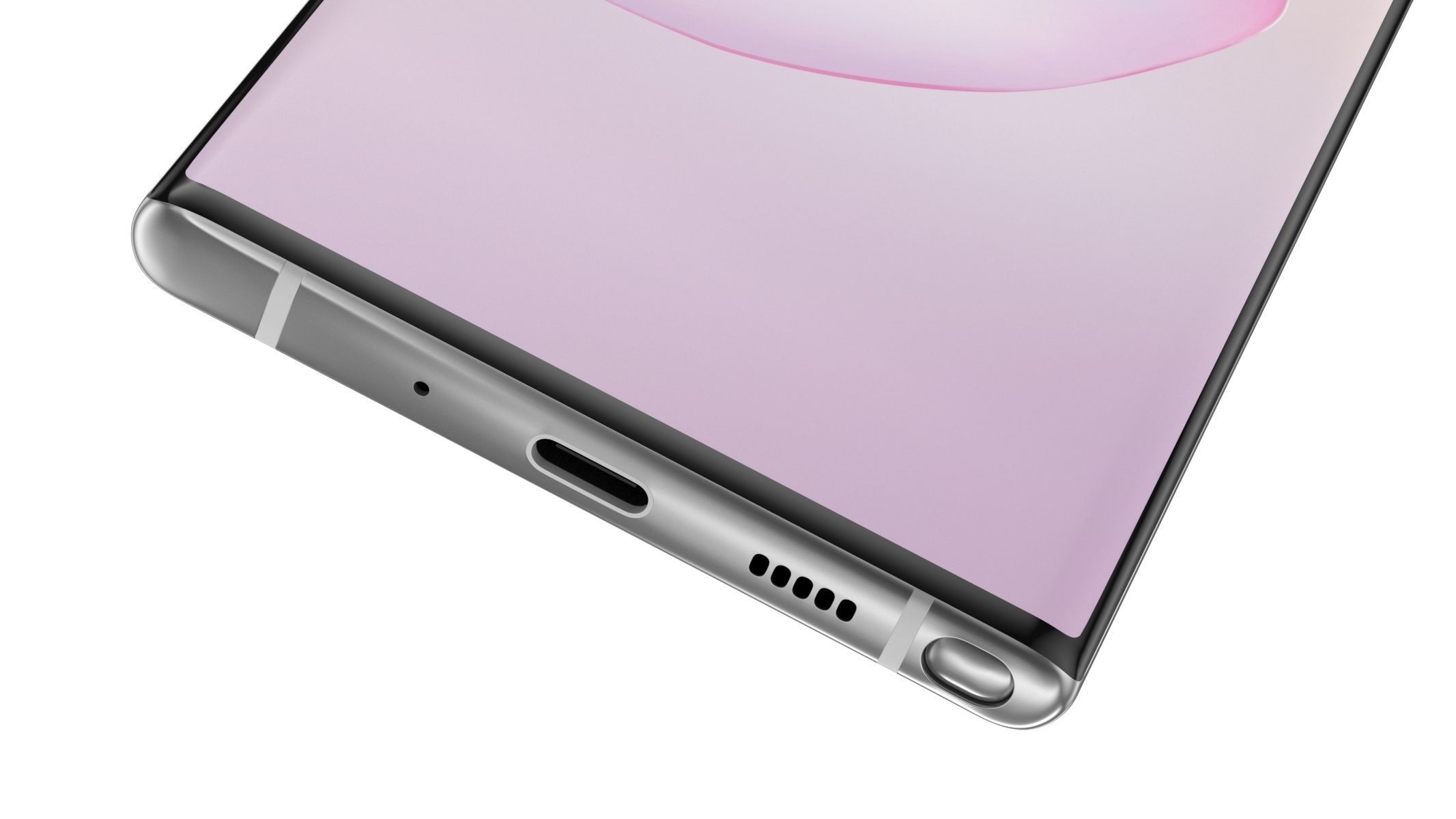 Samsung Galaxy Note 10 Aura White 3D model_5