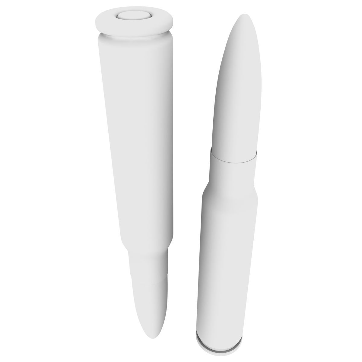 7 92x57mm Mauser Cartridge Bullet 3D model_3