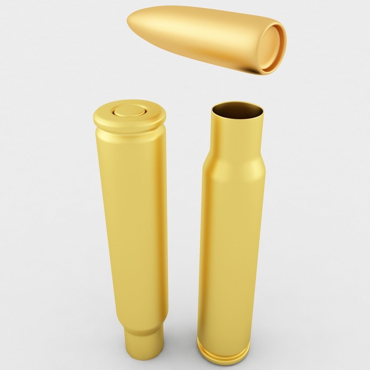 7 92x57mm Mauser Cartridge Bullet 3D model_2