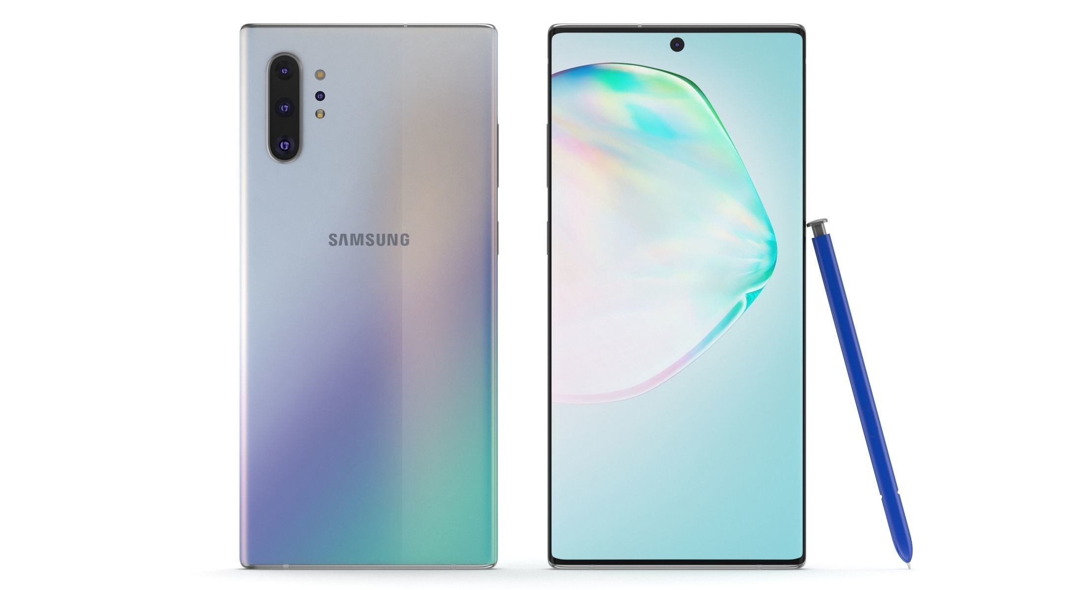 Samsung Galaxy Note 10 Plus Aura Glow 3D model_11