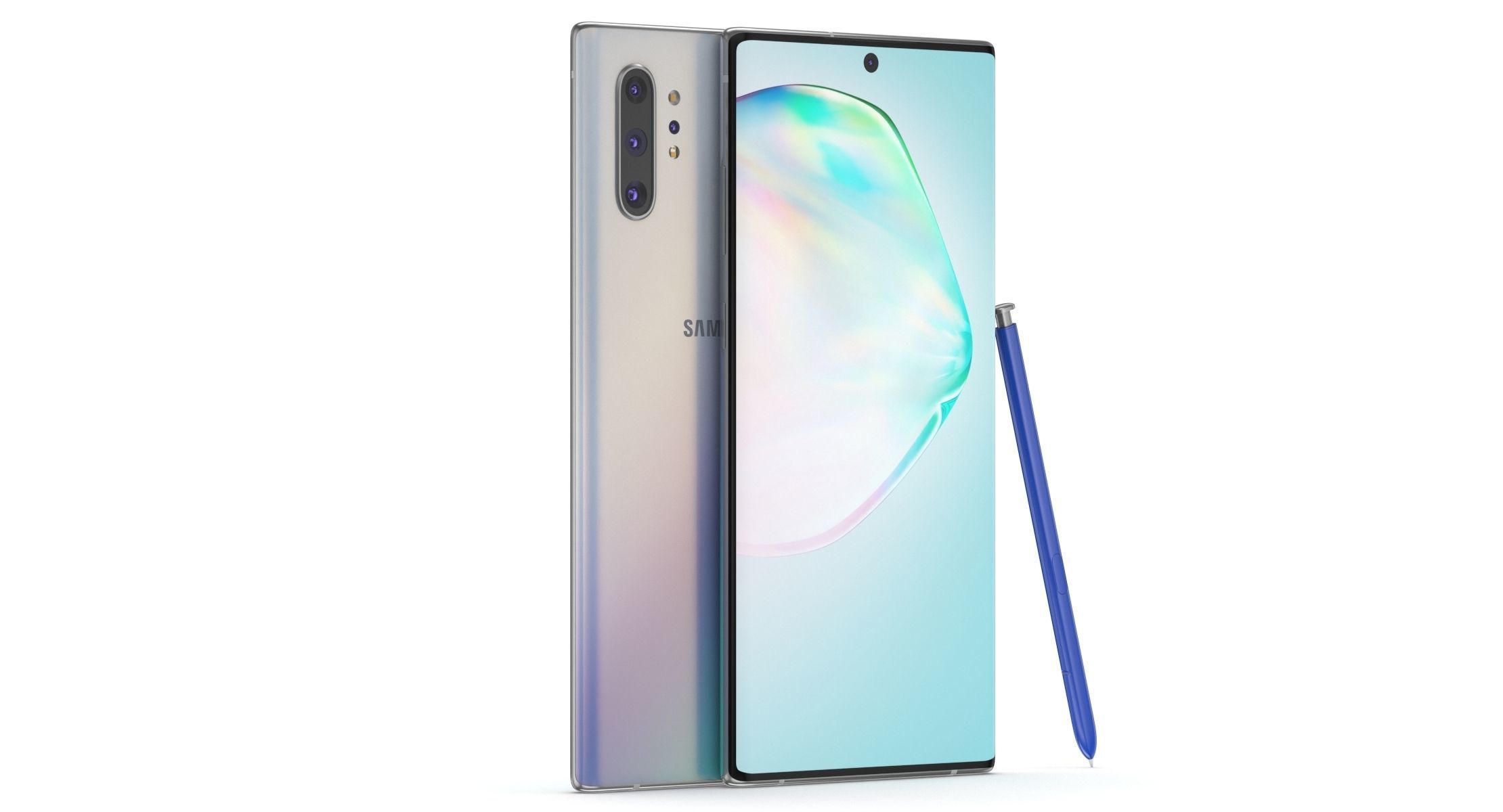 Samsung Galaxy Note 10 Plus Aura Glow 3D model_1