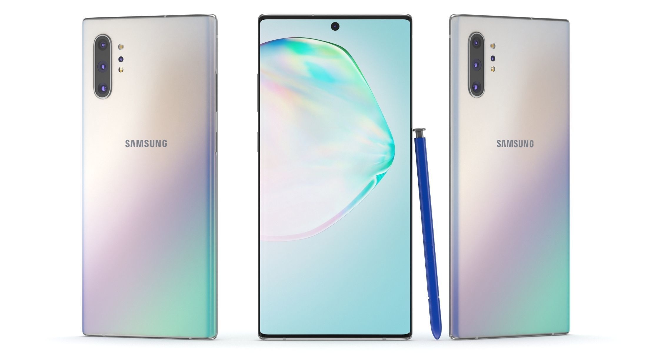 Samsung Galaxy Note 10 Plus Aura Glow 3D model_7