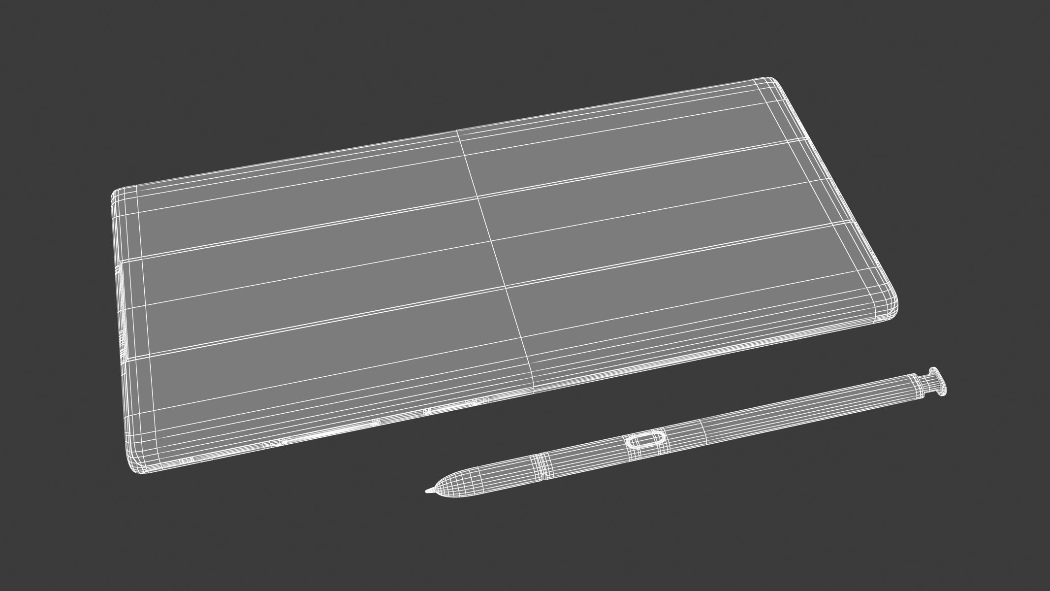 Samsung Galaxy Note 10 Plus Aura White 3D model_14