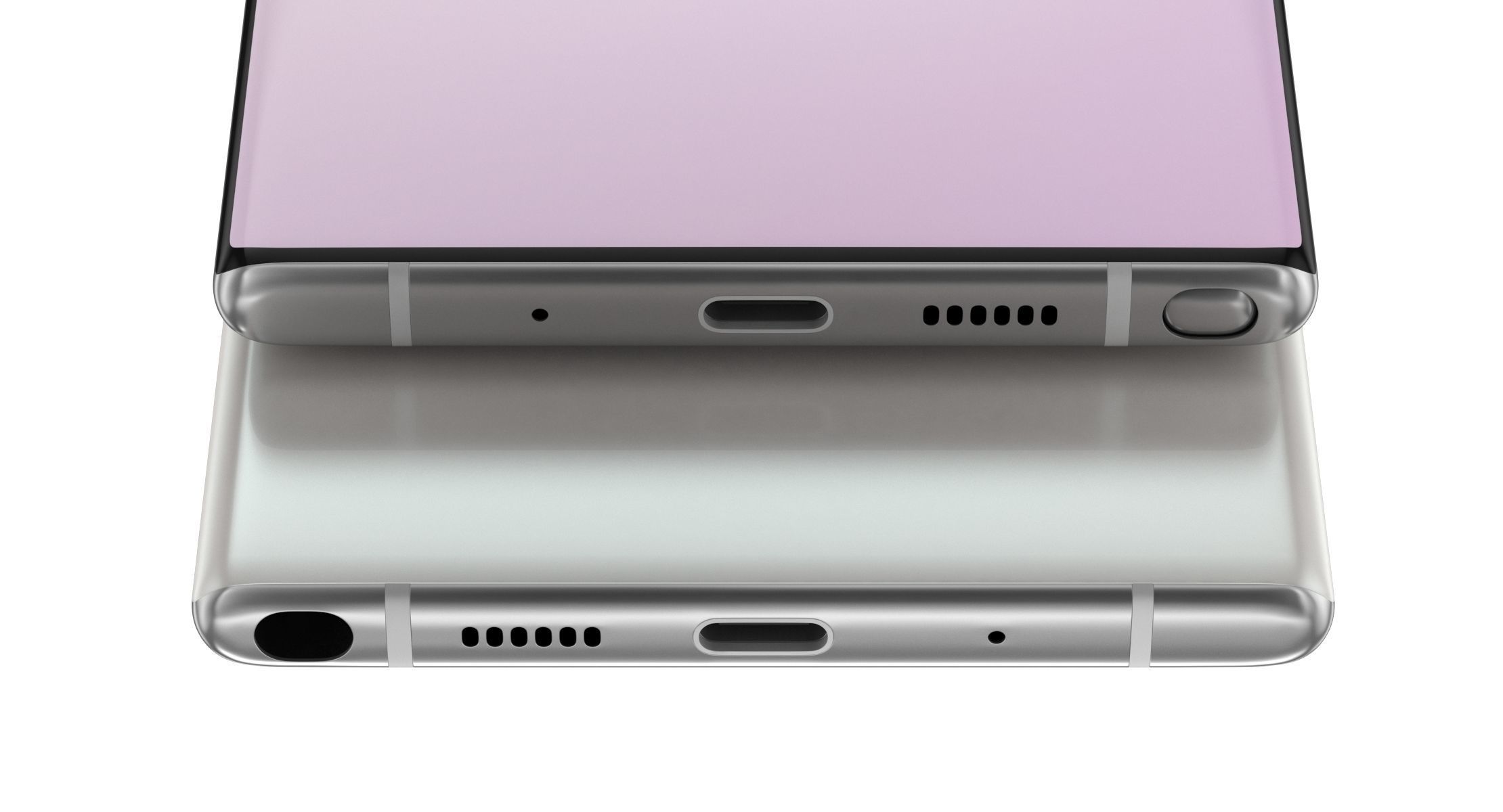 Samsung Galaxy Note 10 Plus Aura White 3D model_12