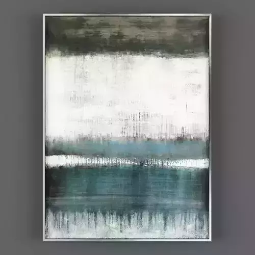 Art80 abstract painting with stripes