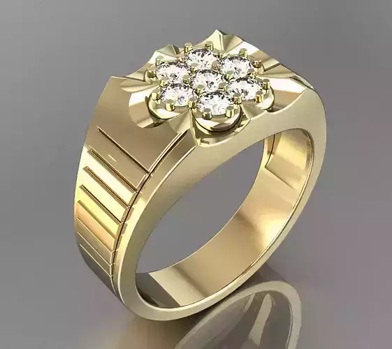 Ring for man Flow 4 sizes