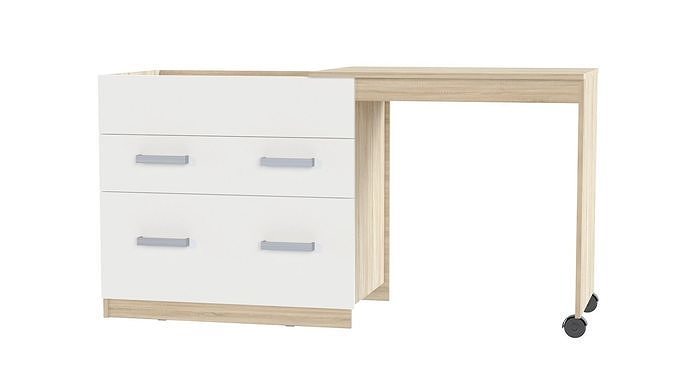 Folding chest of drawers Free 3D model