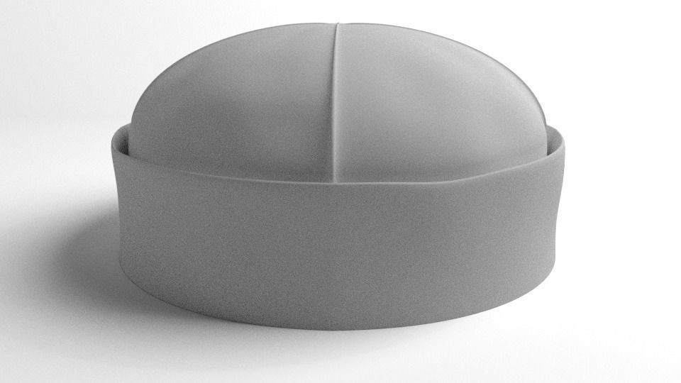 Beanie Cap 3D model_1