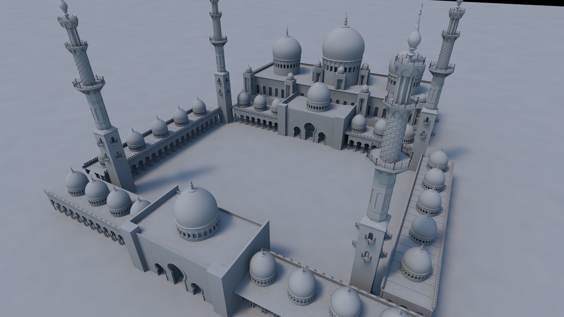 Sheikh Zayed Grand Mosque 3D model_1
