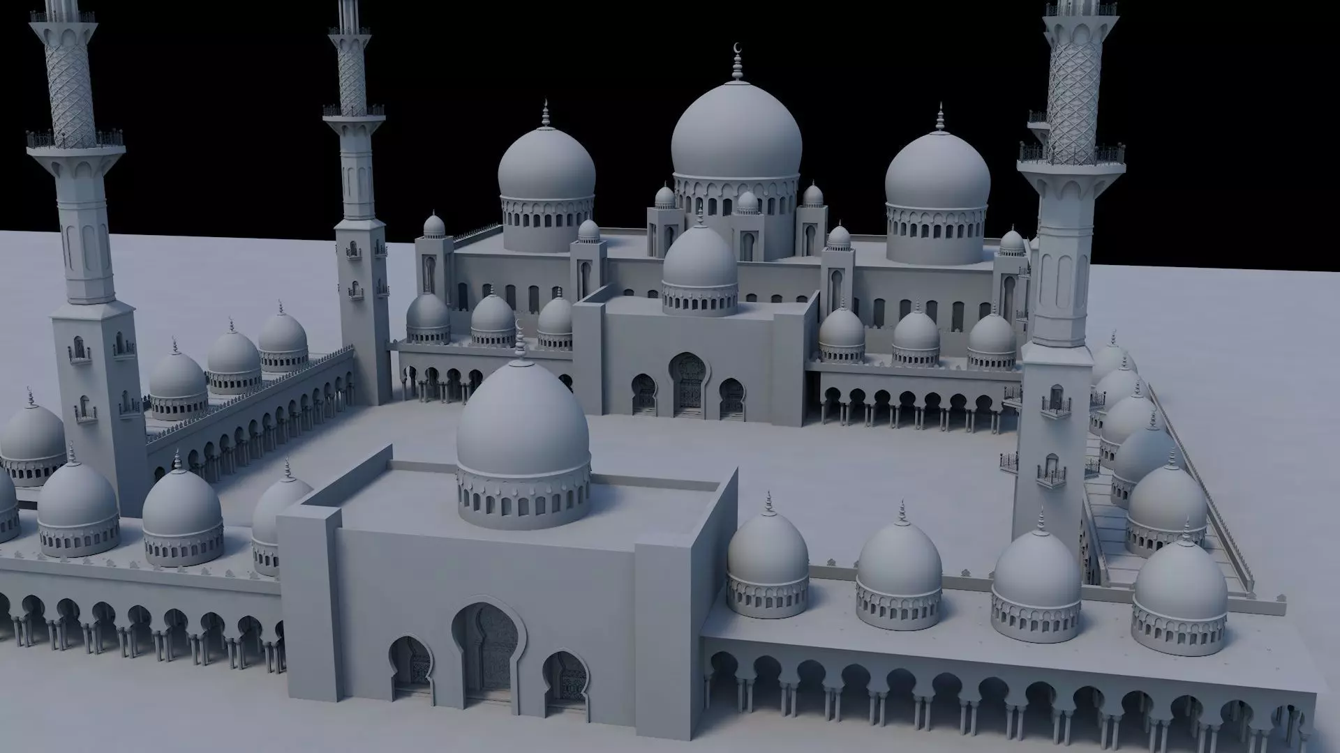 Sheikh Zayed Grand Mosque 3D model_0