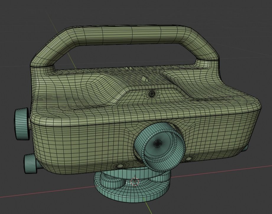 Leica level tool 3D model_7