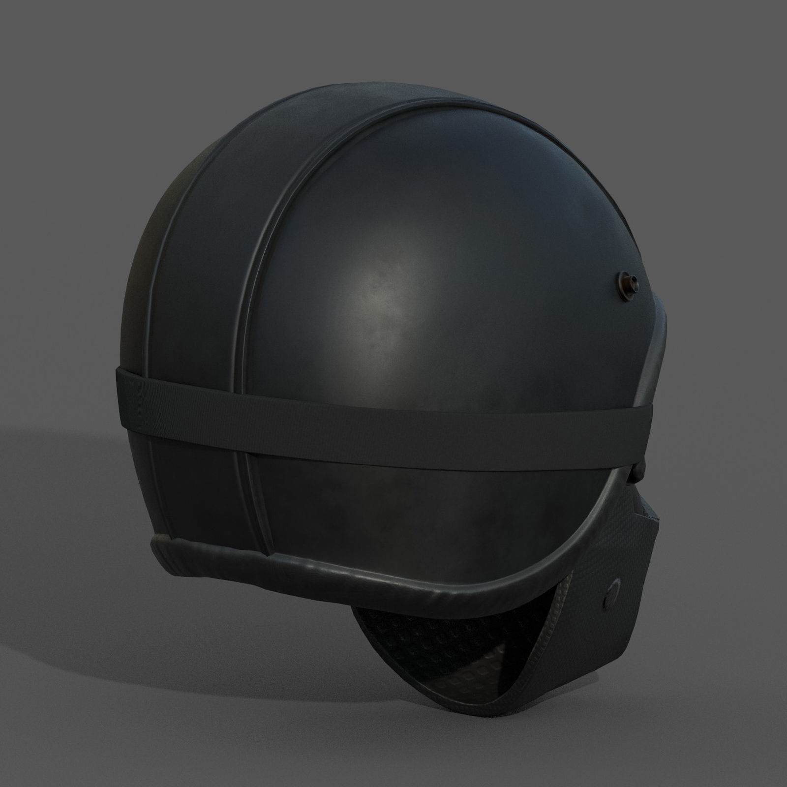 Helmet scifi military combat 3d futuristic technology  Low-poly 3D model_5