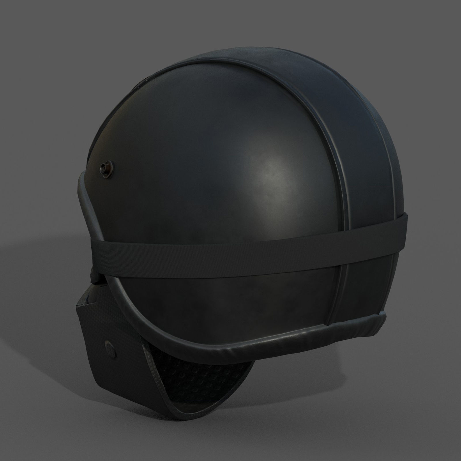 Helmet scifi military combat 3d futuristic technology  Low-poly 3D model_6