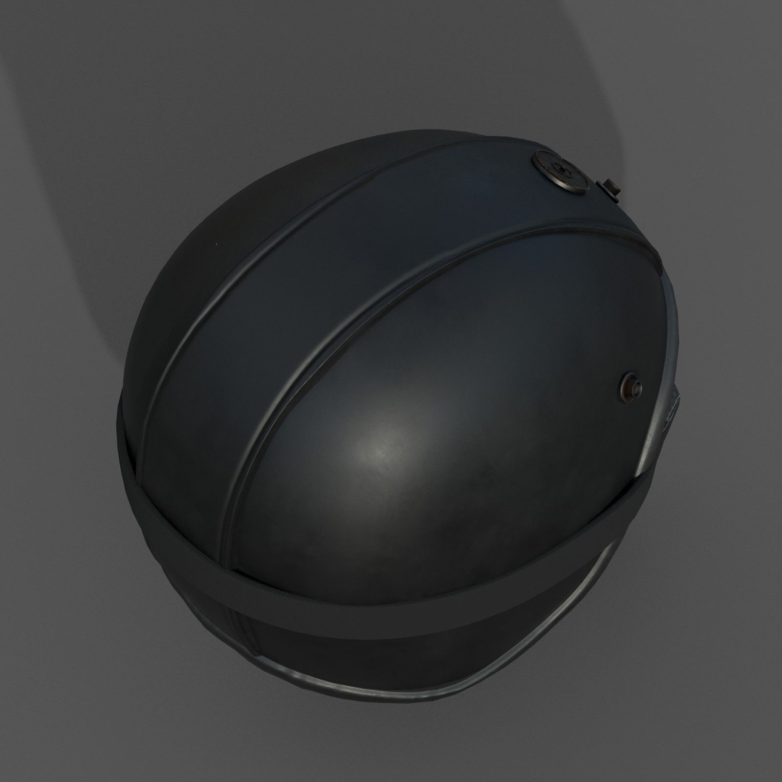 Helmet scifi military combat 3d futuristic technology  Low-poly 3D model_7