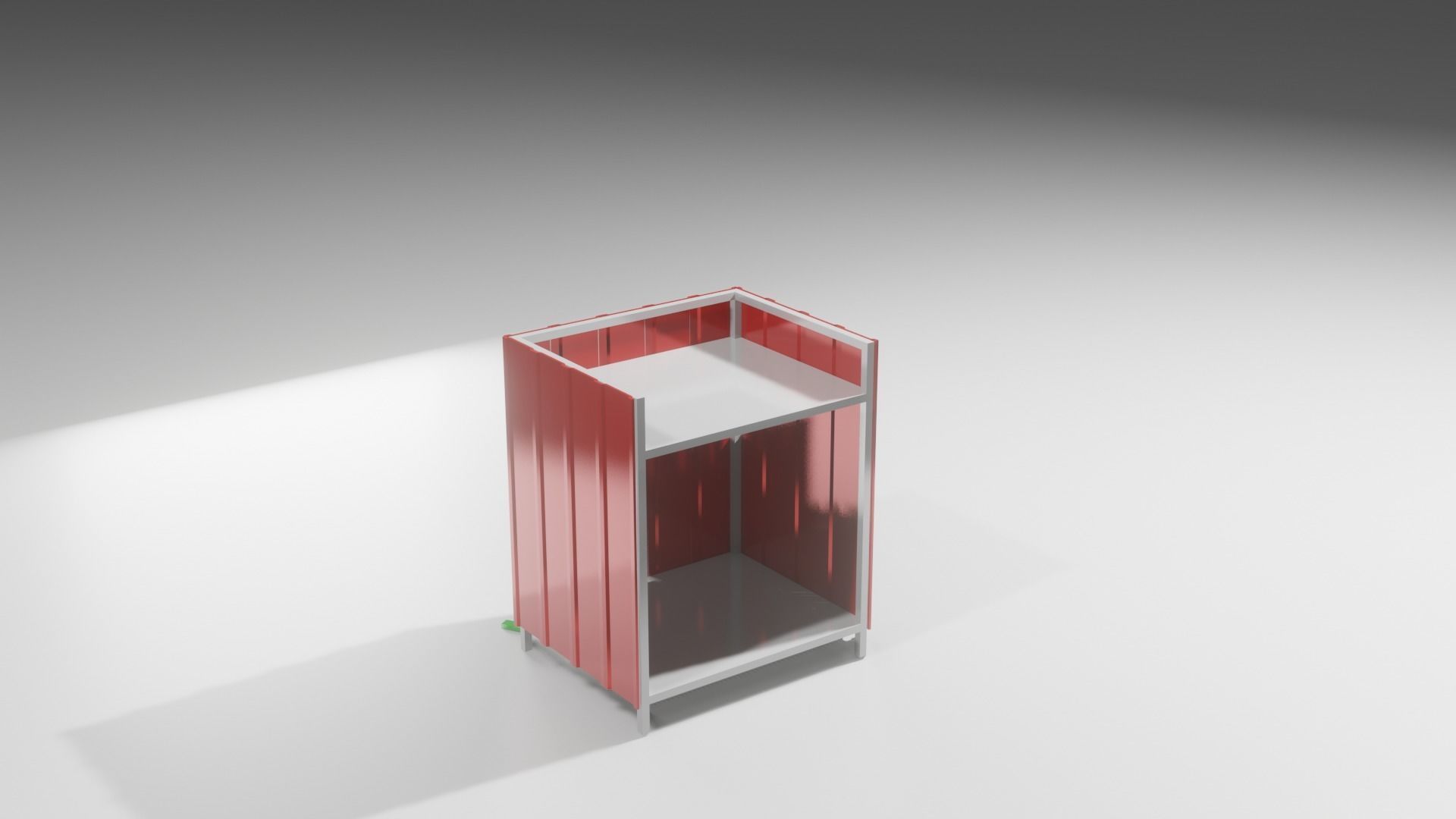 mini booth 3D model_1