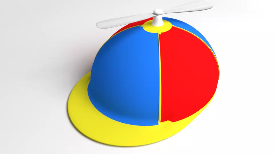 Propeller Cap 3D model_0