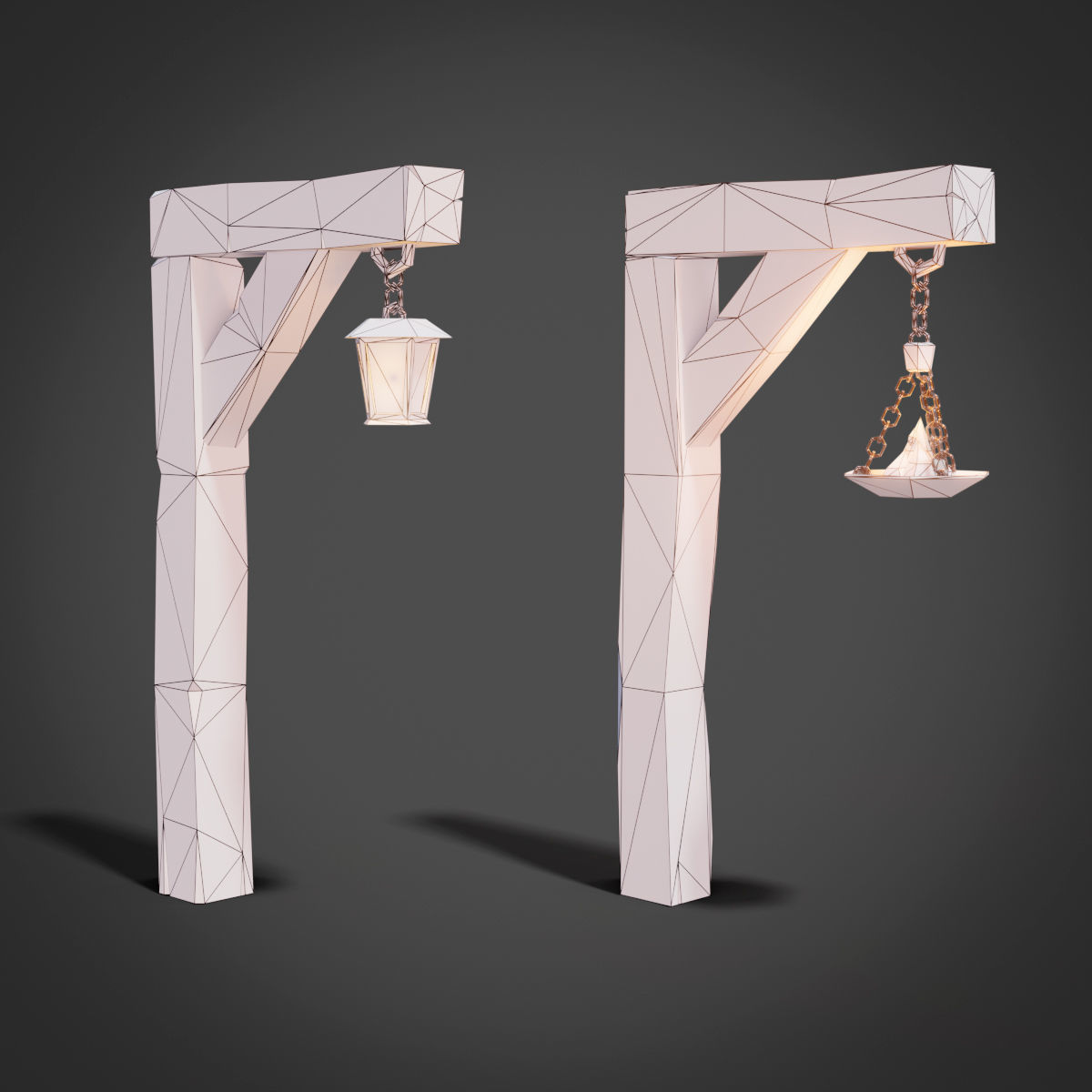 Fantasy props 01 Low-poly 3D model_5