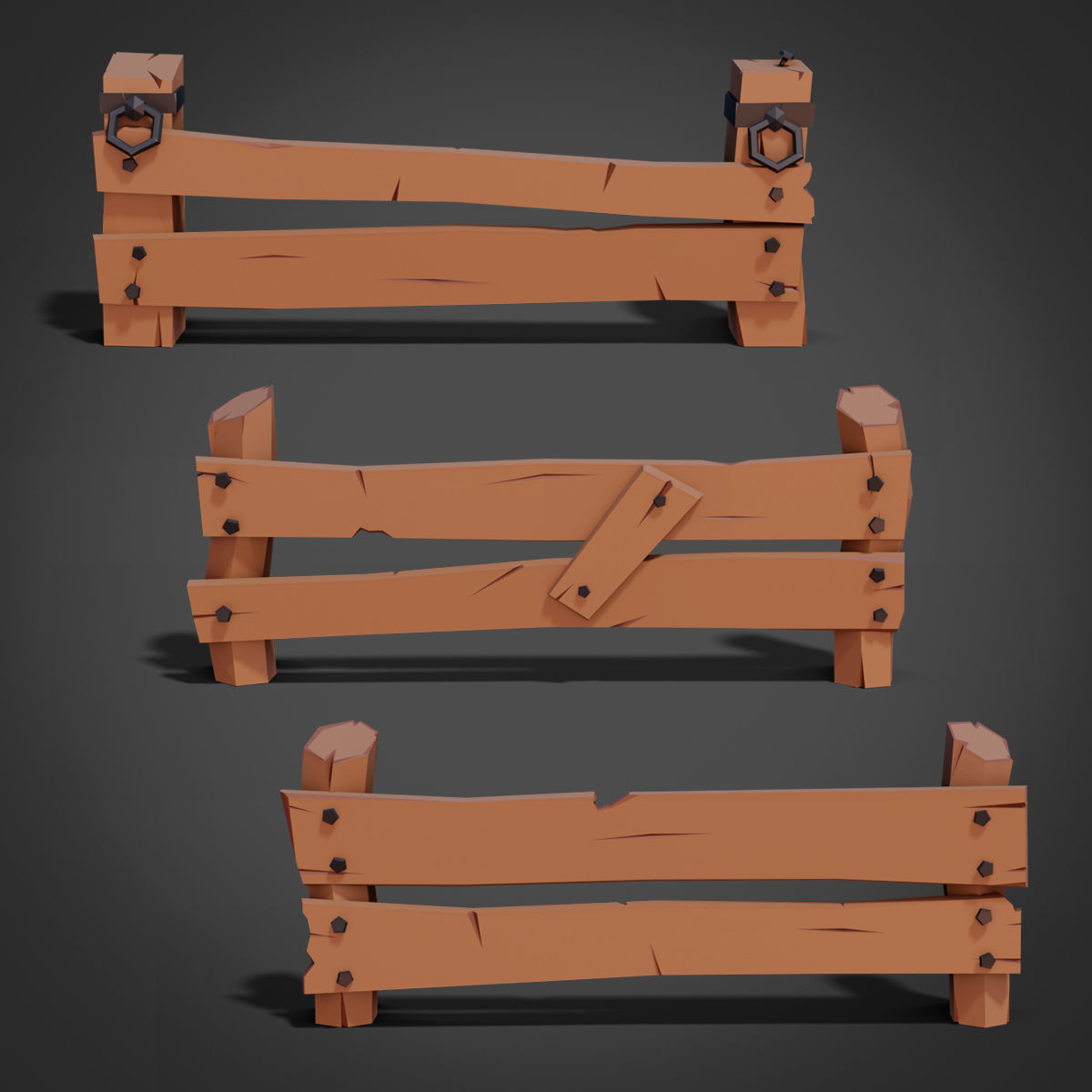 Fantasy props 01 Low-poly 3D model_8