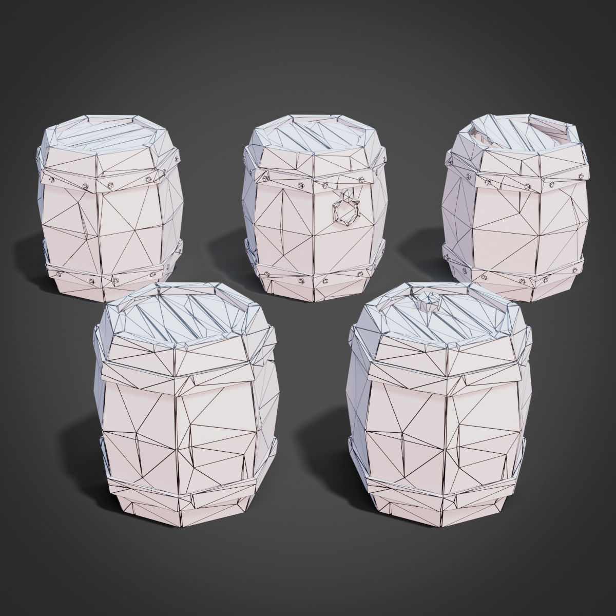 Fantasy props 01 Low-poly 3D model_7