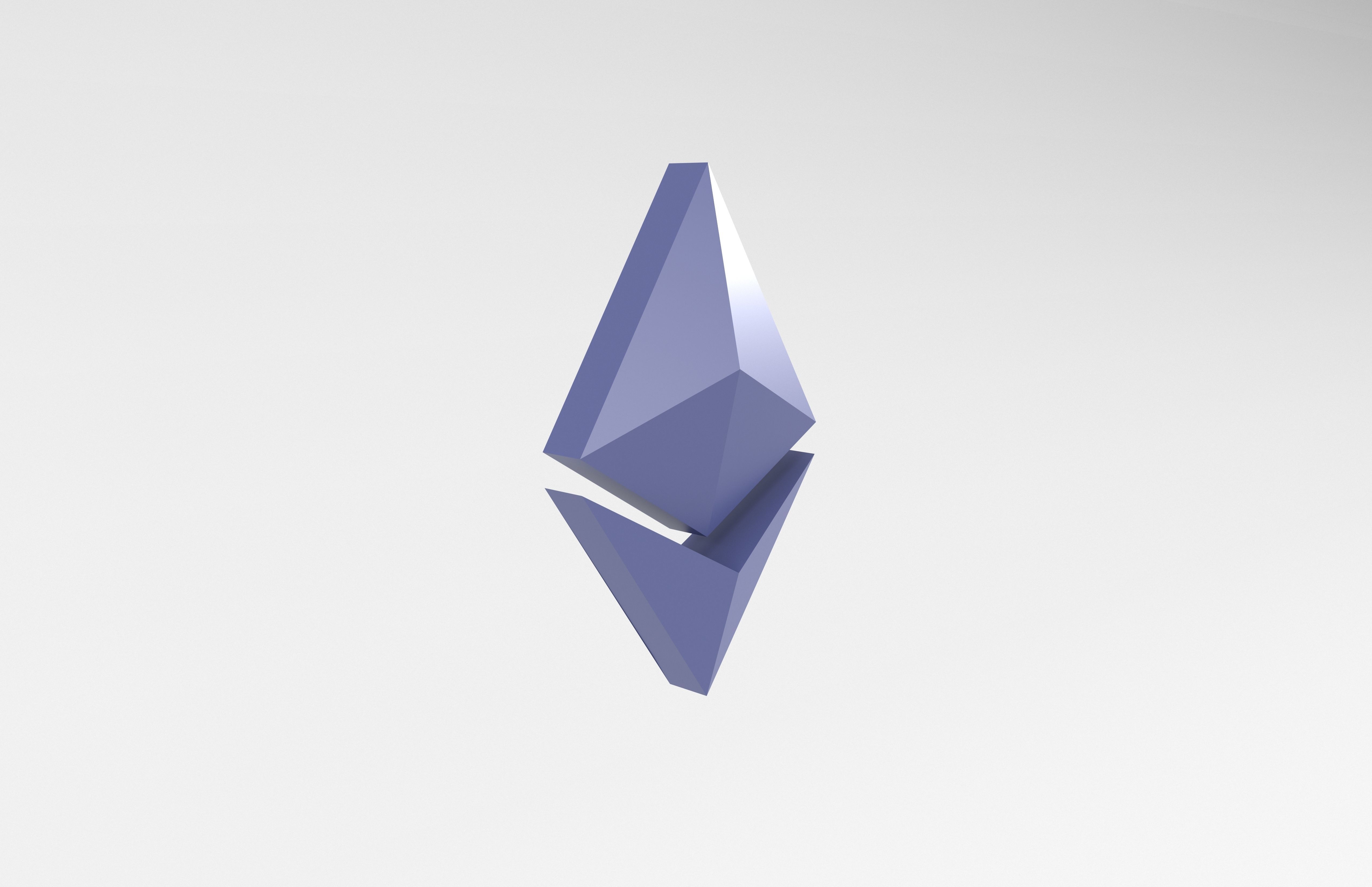Ethereum v1 002 Low-poly 3D model_3