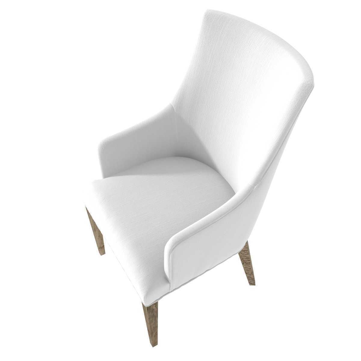 Restoration Hardware ELLA ARMCHAIR and CAYDEN DINING TABLE 3D model_11